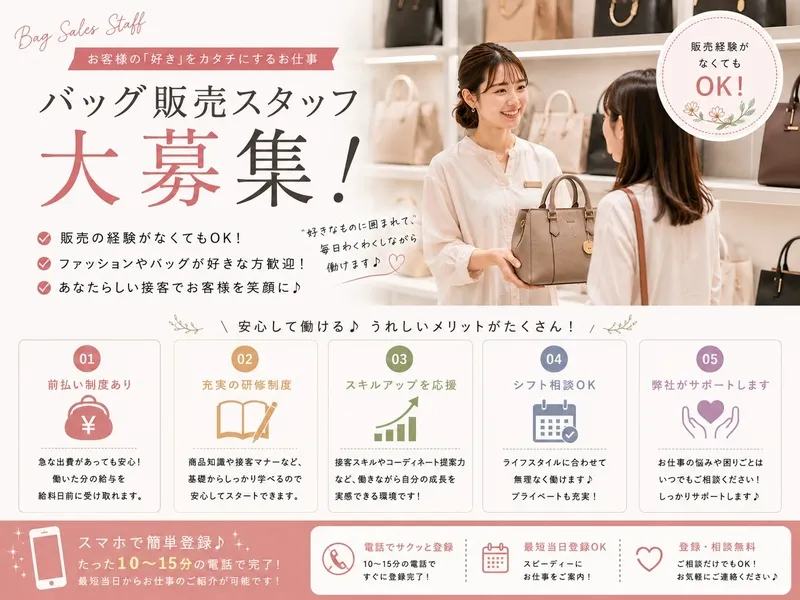 ファッション人材リンク株式会社のアルバイト・バイト求人情報