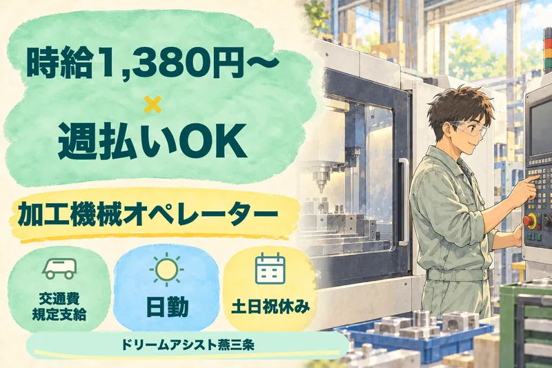 株式会社ドリームアシスト燕三条 燕市エリアのアルバイト・バイト求人情報