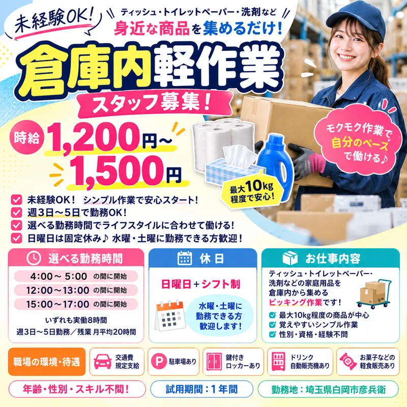 株式会社小野寺商事　派遣先:埼玉県加須市間口　22