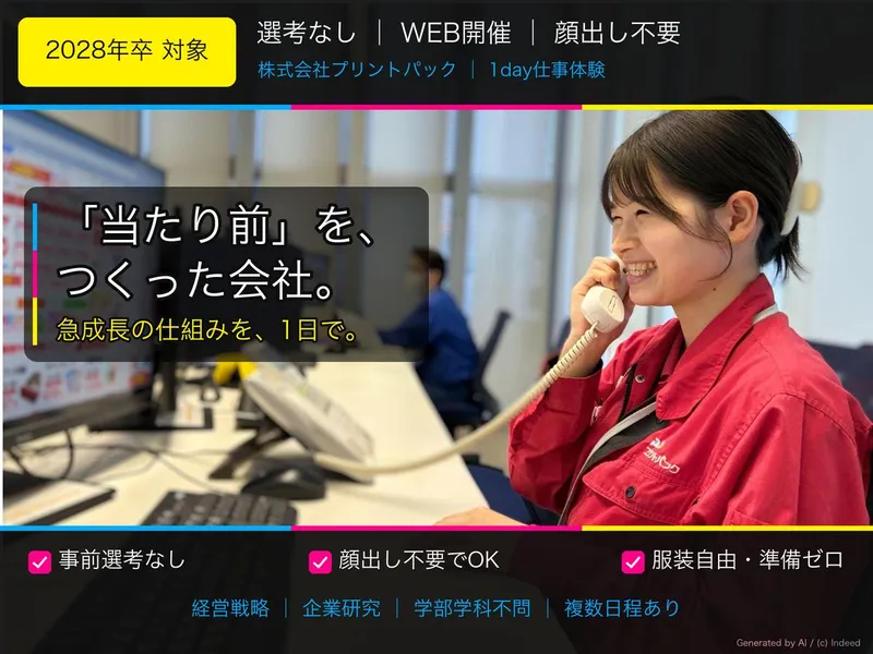 9月24日開催┃文系学部向け通販印刷業界の1dayワーク体験