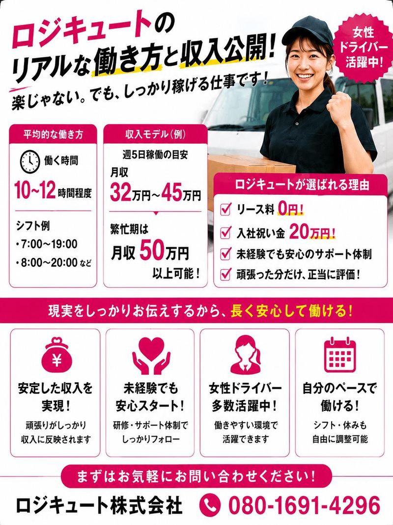 ロジキュート株式会社の求人・転職情報