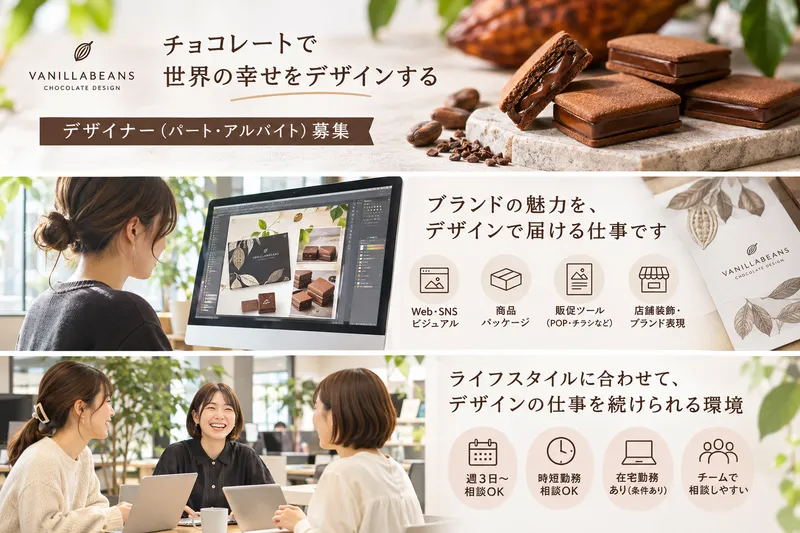 チョコレートデザイン株式会社のアルバイト・バイト求人情報