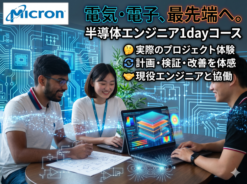 8月|回路設計|3D実装|1day半導体エンジニア