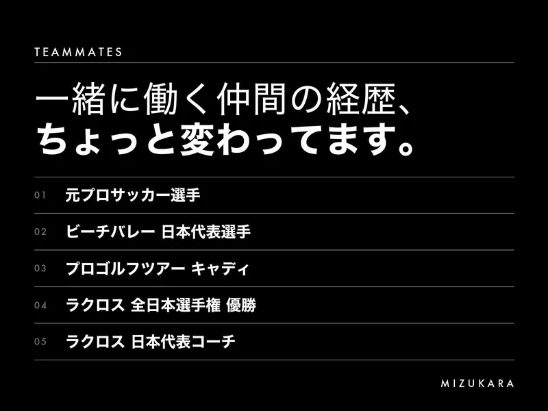 株式会社ミズカラの求人・転職情報