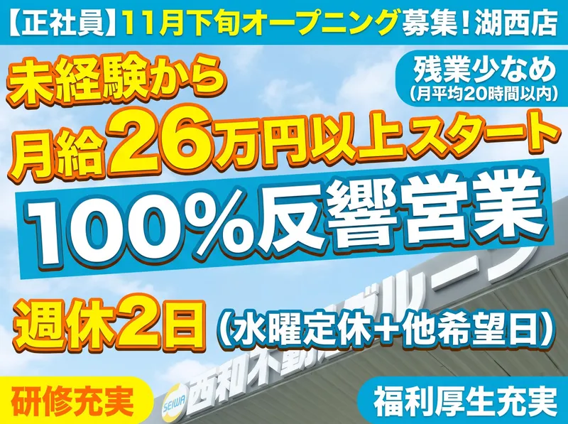 西和不動産株式会社の求人・転職情報