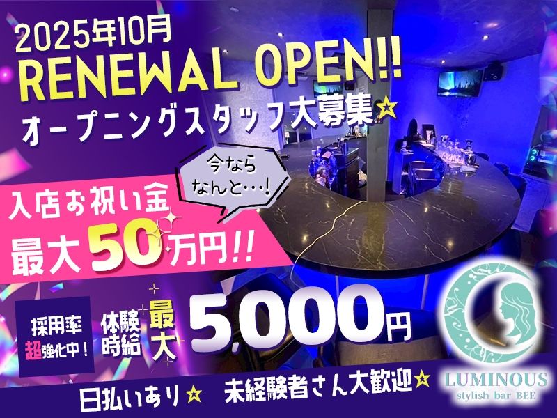 LUMINOUS stylish bar BEE~ルミナス スタイリッシュバー ビー~のアルバイト・バイト求人情報-04