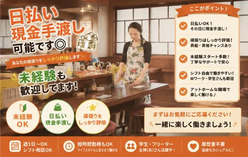 さっぽろ酒呑 純情派のアルバイト・バイト求人情報