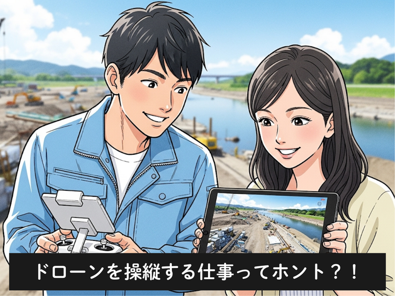 【1day体験】ドローンを操縦!最新技術で街を測る仕事