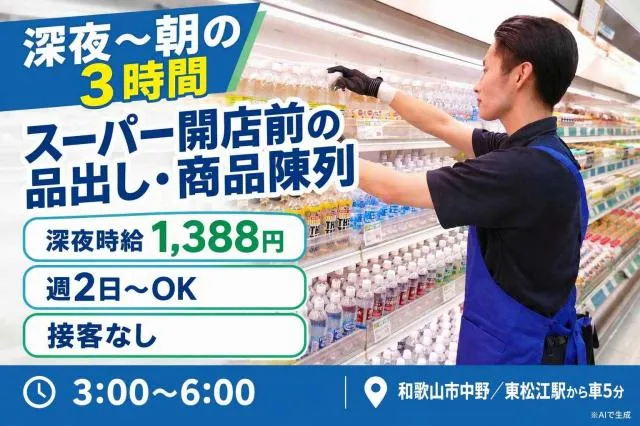 スリーエスコーポレーション株式会社　パームシティ和歌山店のアルバイト・バイト求人情報