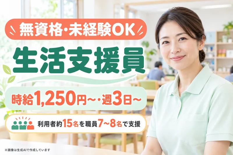 生活介護 ほっとすまいる (株式会社サラダ介護)のアルバイト・バイト求人情報