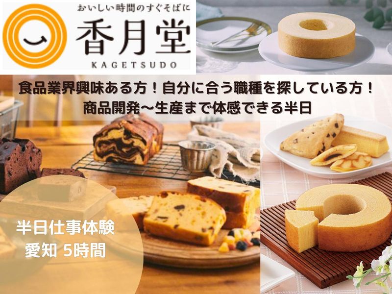 愛知開催【自分に合う仕事を探そう!】食品業界・香月堂を知る!