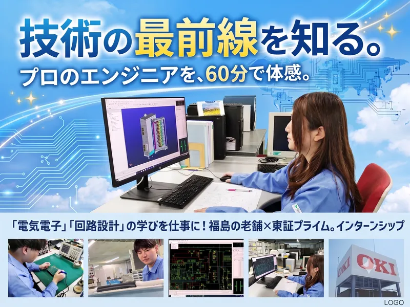 【福島市・対面】電気電子・回路解析の技術職体験