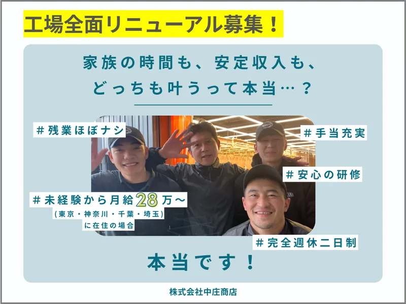株式会社中庄商店の求人・転職情報