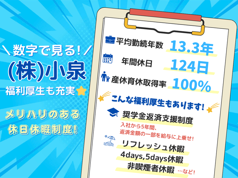 【参加特典】(株)小泉グループ 説明会
