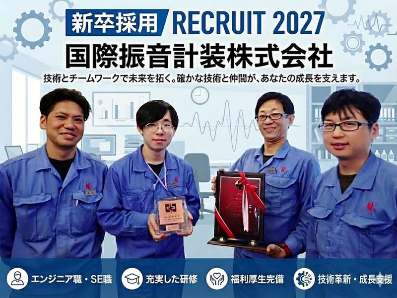 2月13日(金)WEB開催⭐国際振音計装株式会社 会社説明会