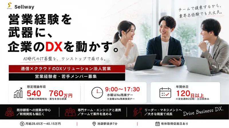 株式会社Ｓｅｌｌｗａｙ-0016の求人・転職情報