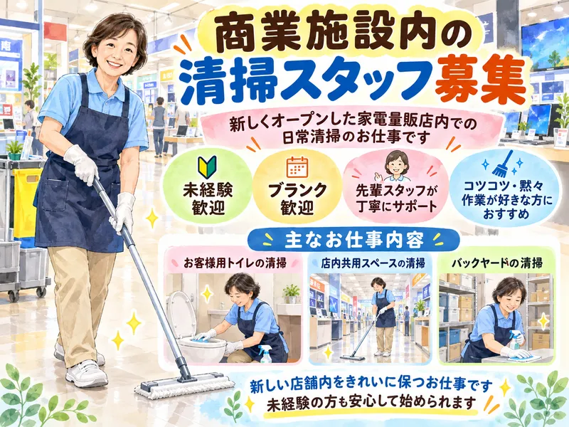 エヌビーエス株式会社　名古屋駅の大型家電量販店のアルバイト・バイト求人情報