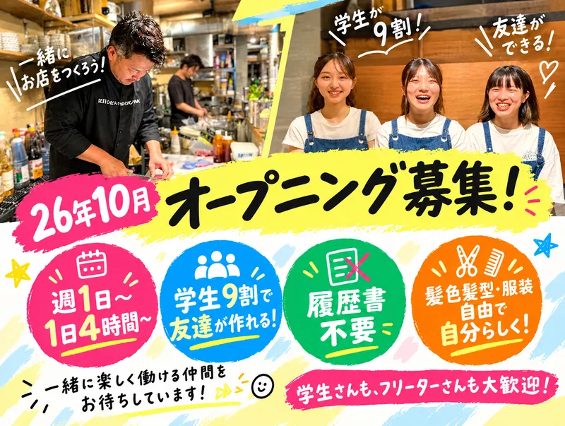 京洛焼肉やぶ　西院店のアルバイト・バイト求人情報