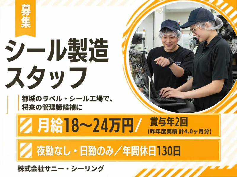 株式会社サニー・シーリングのアルバイト・バイト求人情報