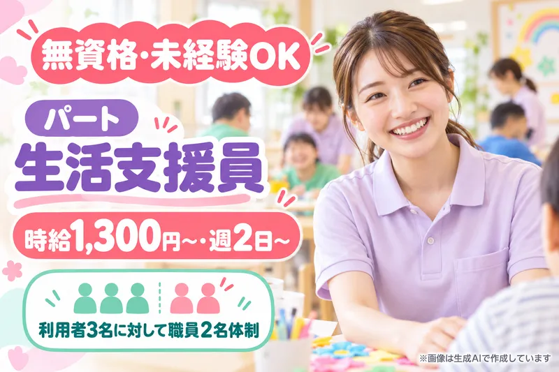 生活介護 Let’s (株式会社サラダ介護)のアルバイト・バイト求人情報
