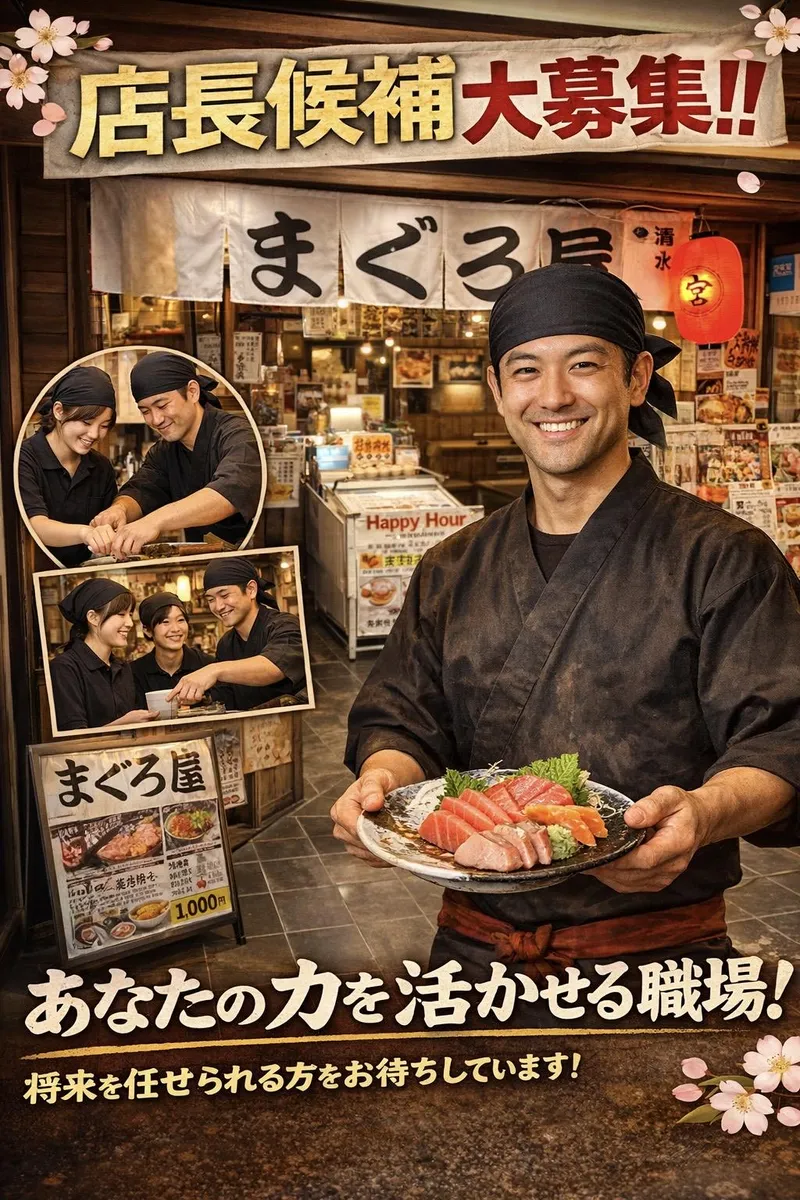 まぐろ一筋　みやもとのアルバイト・バイト求人情報