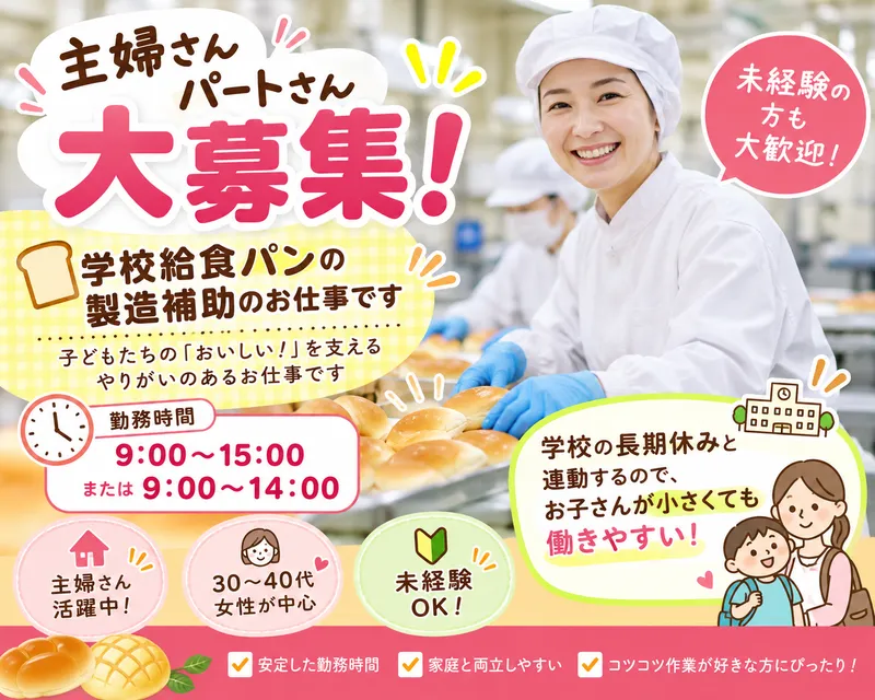 高久製パン　食品工場/高久製パン株式会社のアルバイト・バイト求人情報