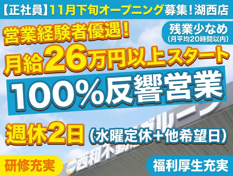 西和不動産株式会社の求人・転職情報