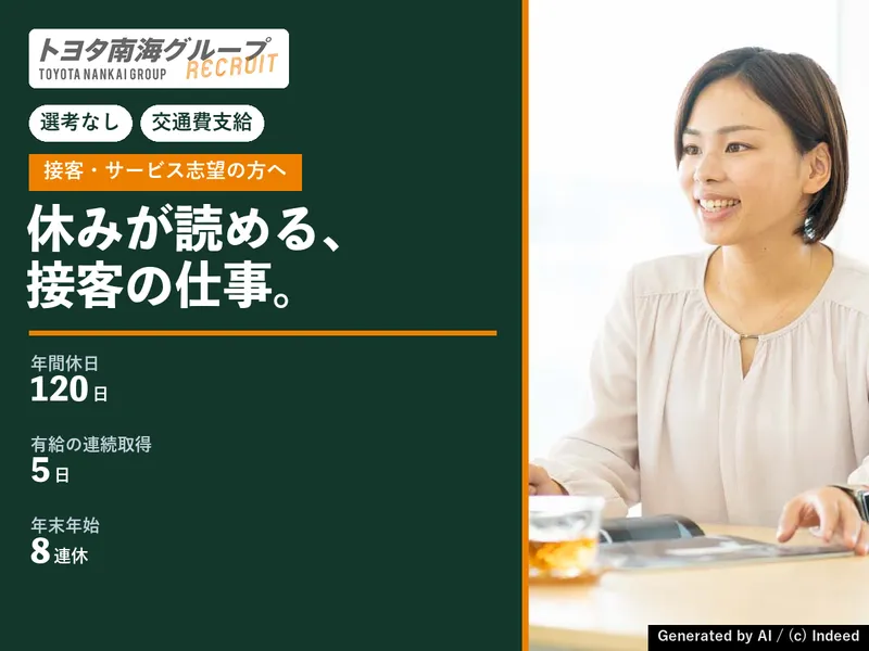 接客が好きな人へ│大阪・堺で転勤なし、営業職を半日体験