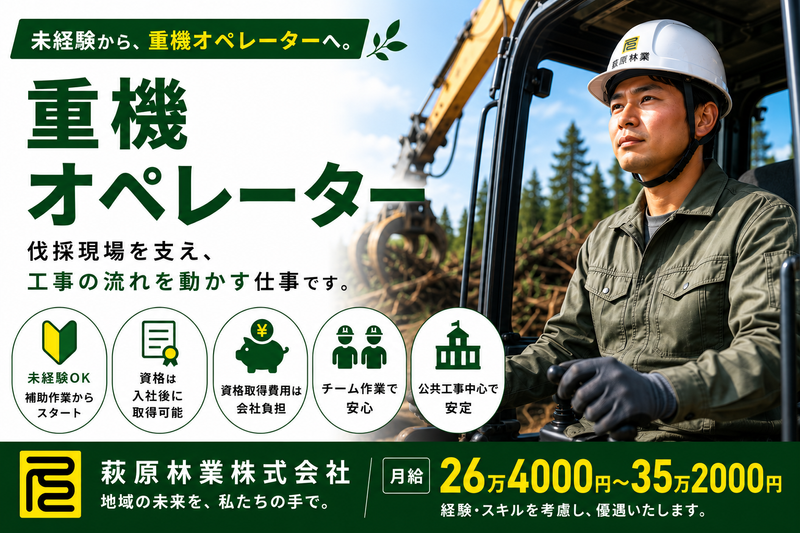 株式会社萩原林業の求人・転職情報
