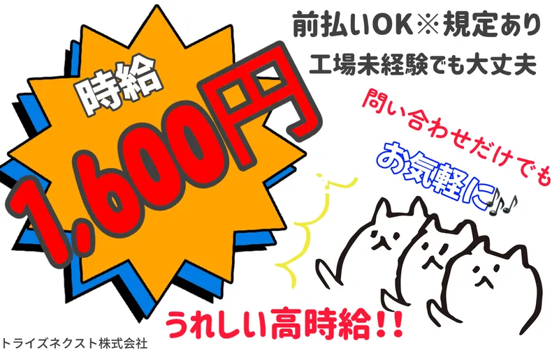 トライズネクスト株式会社のアルバイト・バイト求人情報