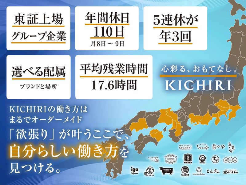 株式会社きちりホールディングスの求人・転職情報
