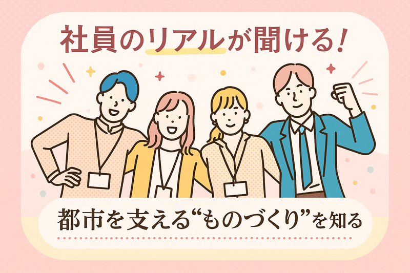 【1時間のWEB開催!】大手メーカーの仕事研究&社員Q&A