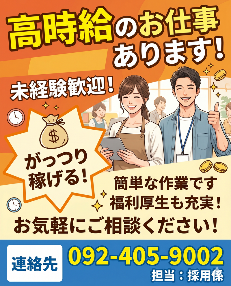 株式会社アイリーピープル(派遣先:福岡県福岡市東区)F8