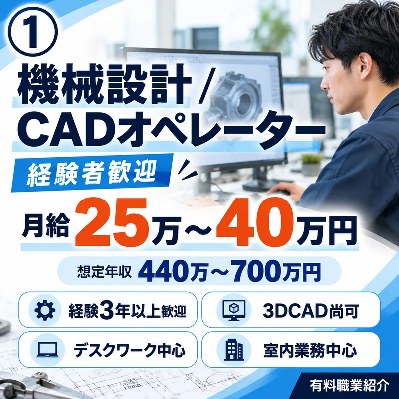 門真市内の製造技術会社の求人・転職情報
