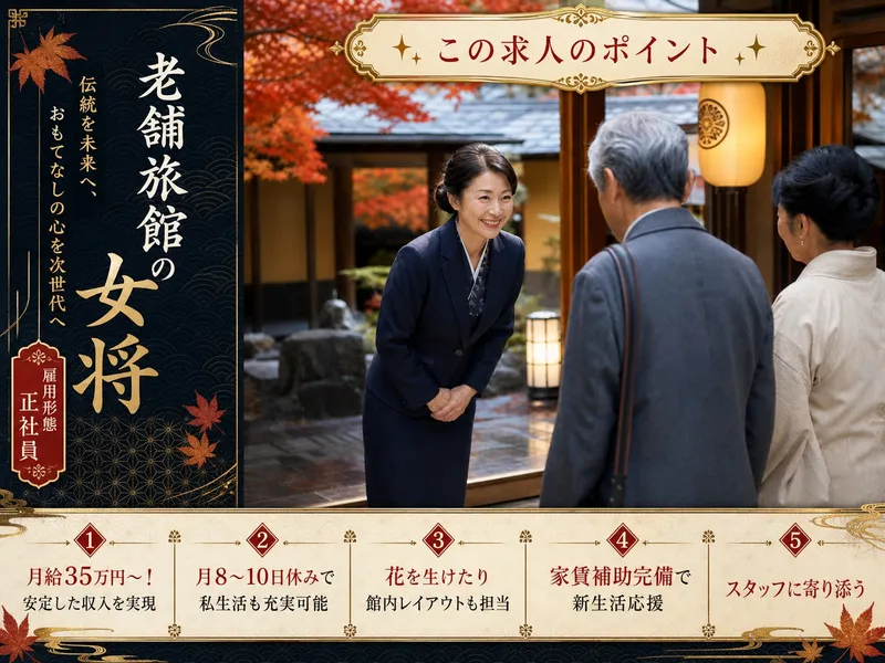 有限会社南條旅舘の求人・転職情報