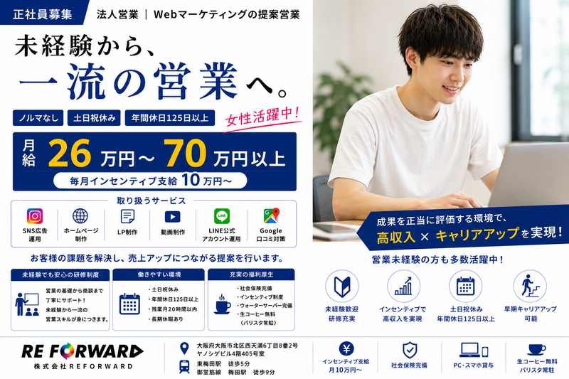 株式会社ＲＥＦＯＲＷＡＲＤの求人・転職情報