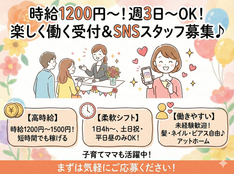 株式会社シマジュー　北名古屋支店のアルバイト・バイト求人情報