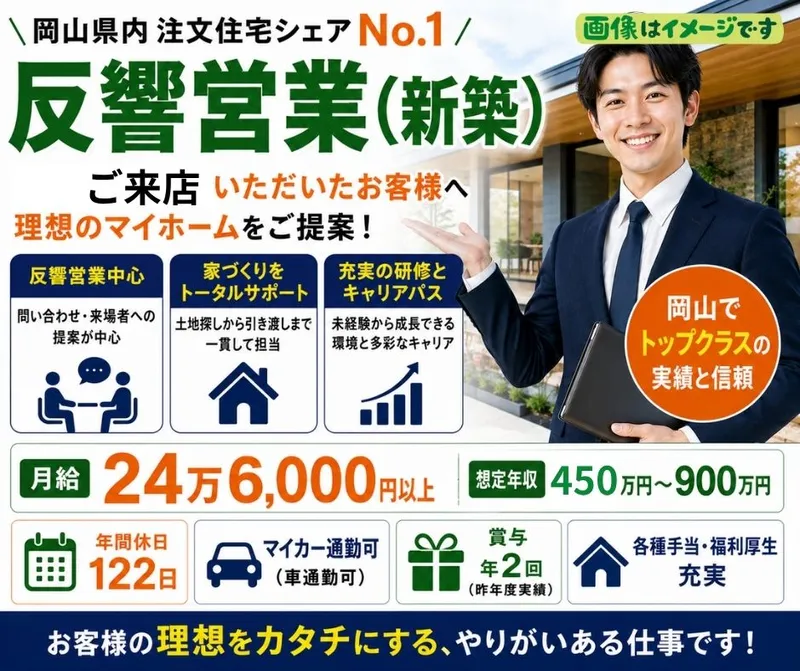 ライフデザイン・カバヤ株式会社　倉敷支店の求人・転職情報