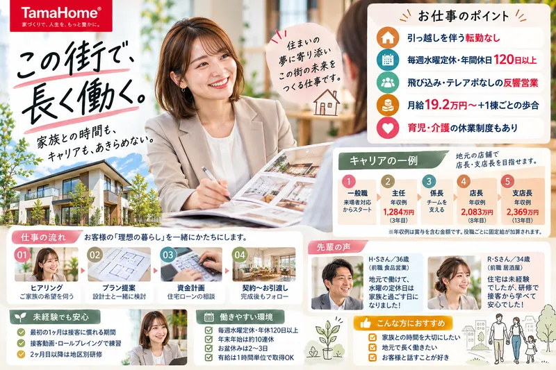 タマホーム株式会社 安城店の求人・転職情報