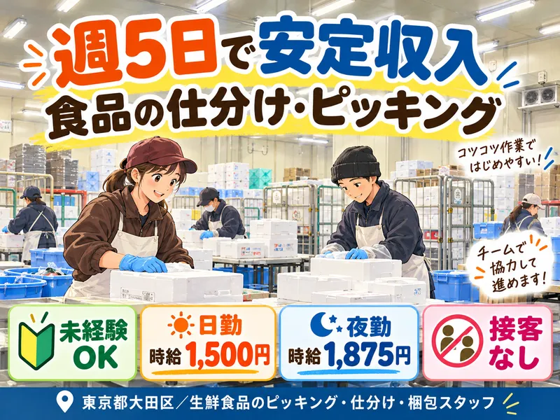 TE-大田区生鮮食品のアルバイト・バイト求人情報