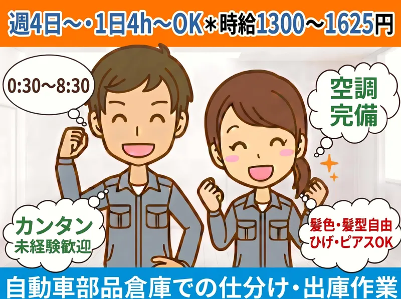 株式会社コレクテ　静岡県藤枝市高田(自動車部品倉庫/請負先)のアルバイト・バイト求人情報