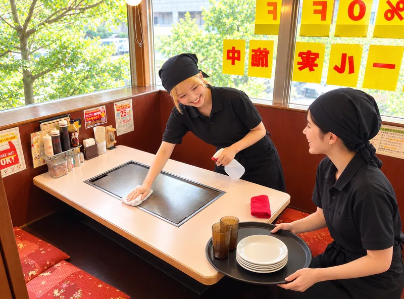 お好み焼　桃太郎　新倉敷店のアルバイト・バイト求人情報