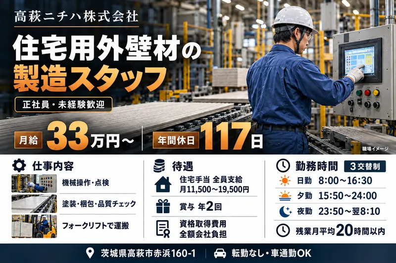 高萩ニチハ株式会社の求人・転職情報