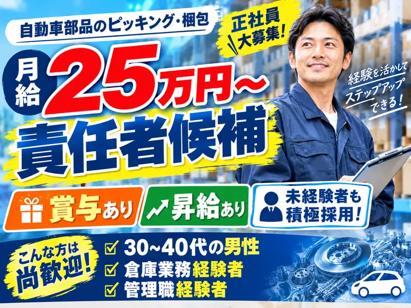 株式会社誠和　大谷地部品センターのアルバイト・バイト求人情報