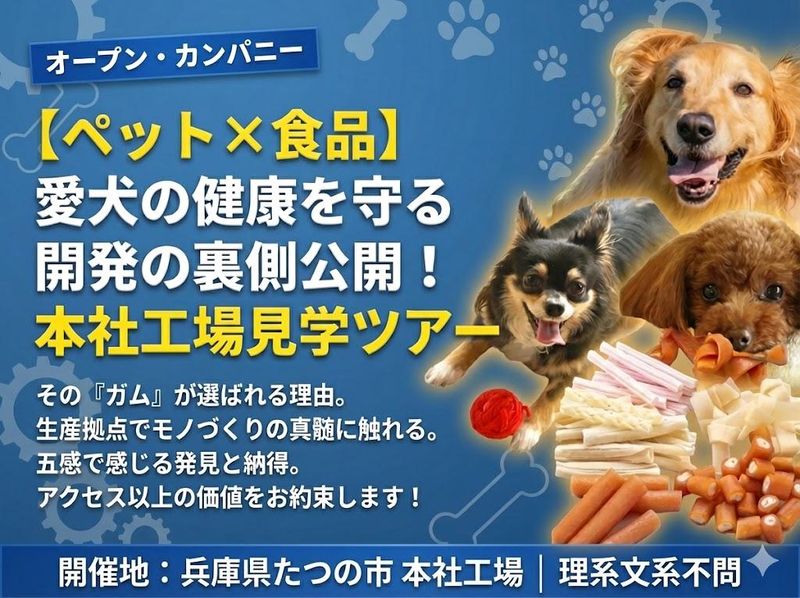 ⭐ 【ペット×食品】愛犬の健康を守る開発の裏側公開!