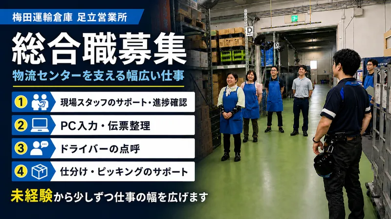 梅田運輸倉庫株式会社の求人・転職情報