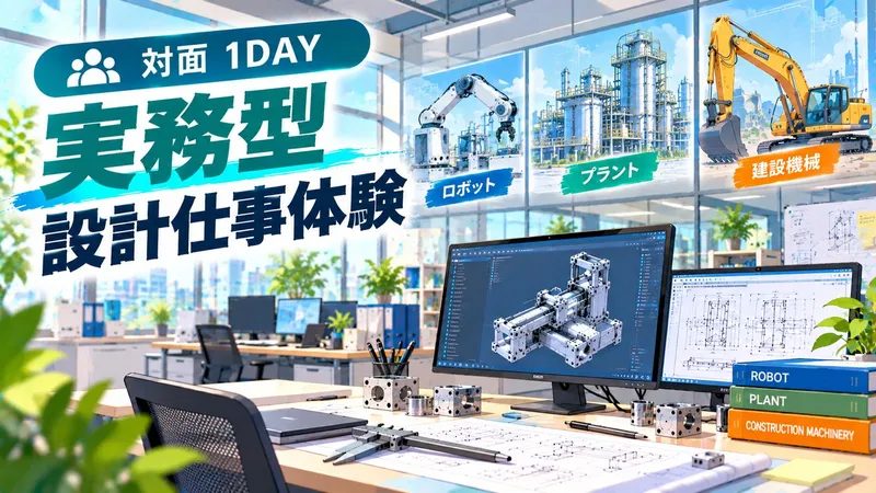 広島開催!【対面1DAY】実務型 設計仕事体験