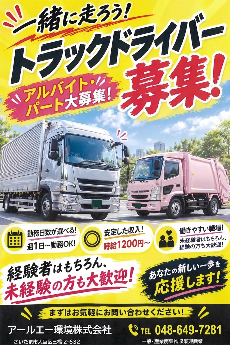 アールエー環境株式会社のアルバイト・バイト求人情報