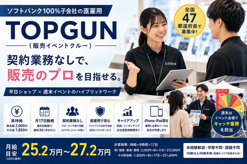 ソフトバンク福岡天神西通り/SBモバイルサービス株式会社の求人・転職情報