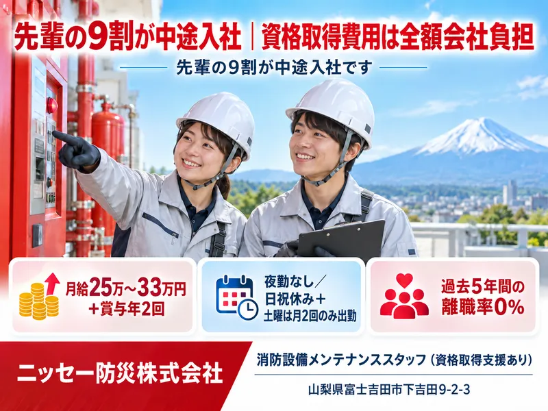ニッセー防災株式会社の求人・転職情報